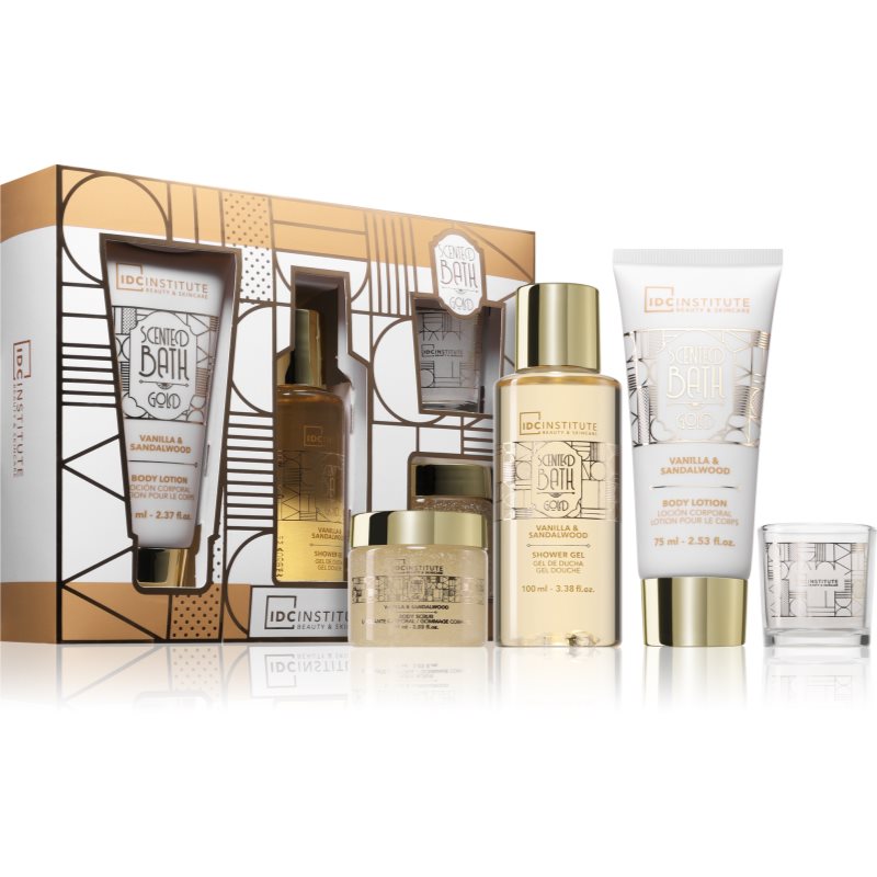 IDC Institute Scented Bath Gold Perfect Bath подаръчен комплект за жени - Комплект - Сравни цени от 1 магазин с безплатна доставка