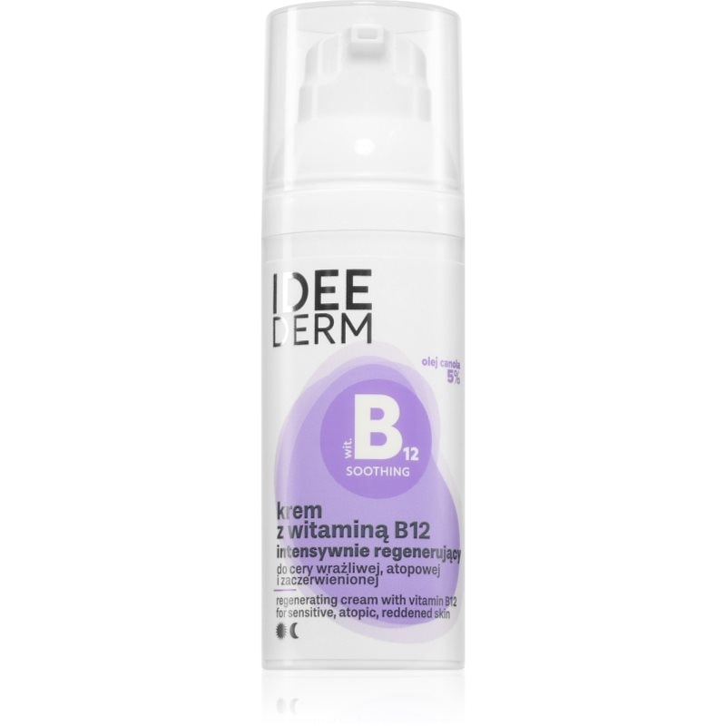 Ideepharm Idee Derm Vitamin B12 интензивен крем с регенериращ ефект - Грижа за лице - Сравни цени от 1 магазин с безплатна доставка