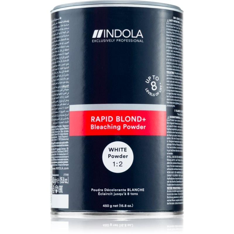 Indola Rapid BLOND+ Bleaching Powder изсветляваща пудра За коса цвят White 450 гр. - Грижа за коса - Сравни цени от 1 магазин с безплатна доставка
