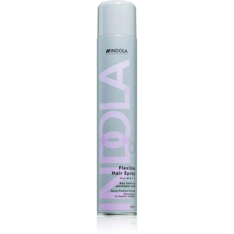 Indola Flexible Hair Spray лак за коса за естествена фиксация - Грижа за коса - Сравни цени от 1 магазин с безплатна доставка