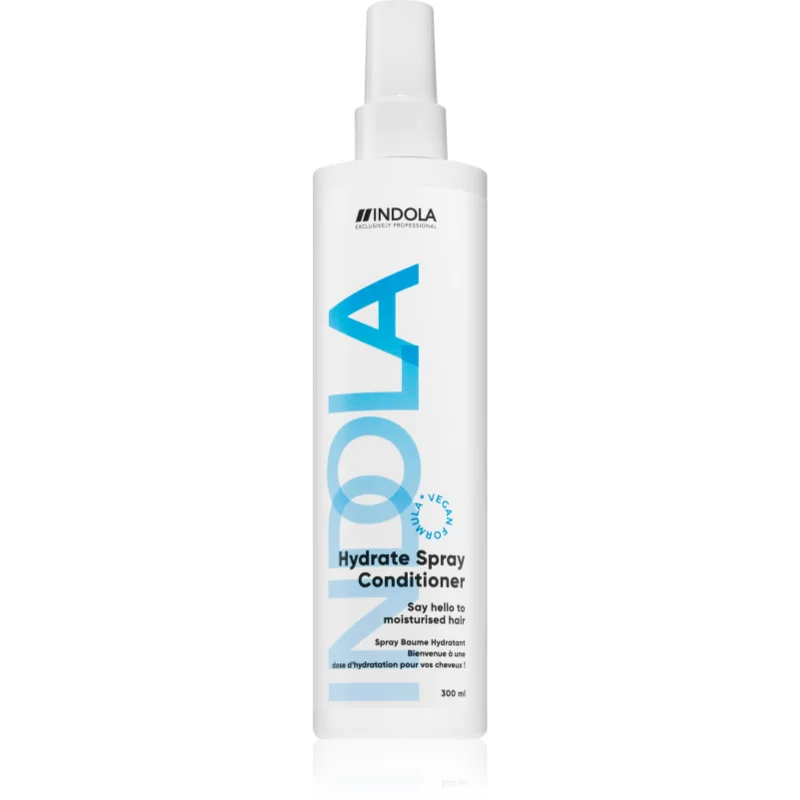 Indola Hydrate Spray Conditioner хидратиращ балсам в спрей - Грижа за коса - Сравни цени от 1 магазин с безплатна доставка