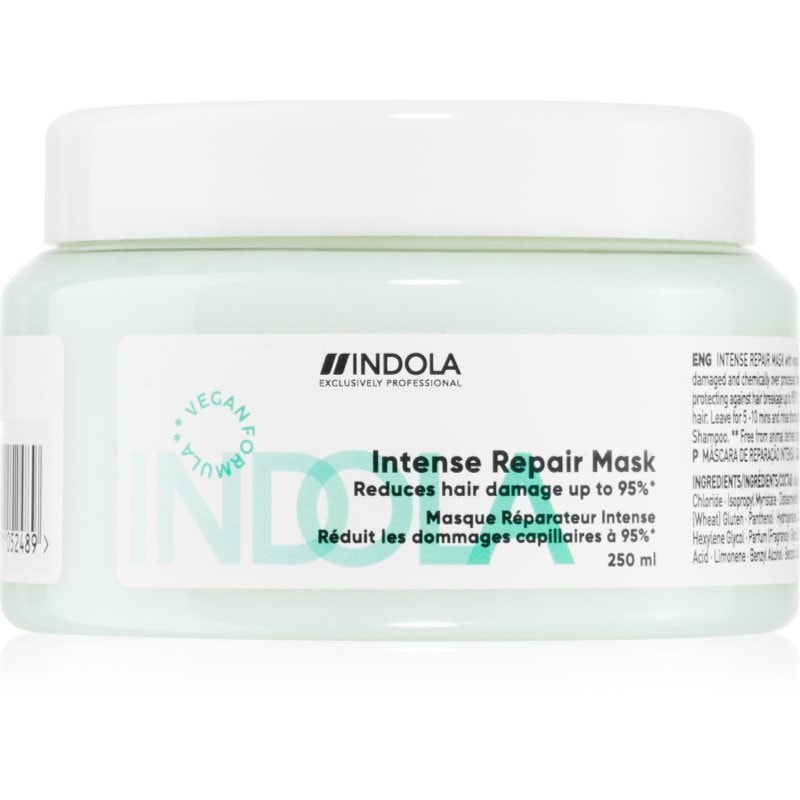 Indola Indola Repair Intense Repair Mask подсилваща маска за силно изтощена коса - Унисекс парфюм 250мл - Сравни цени от 1 магазин с безплатна доставка