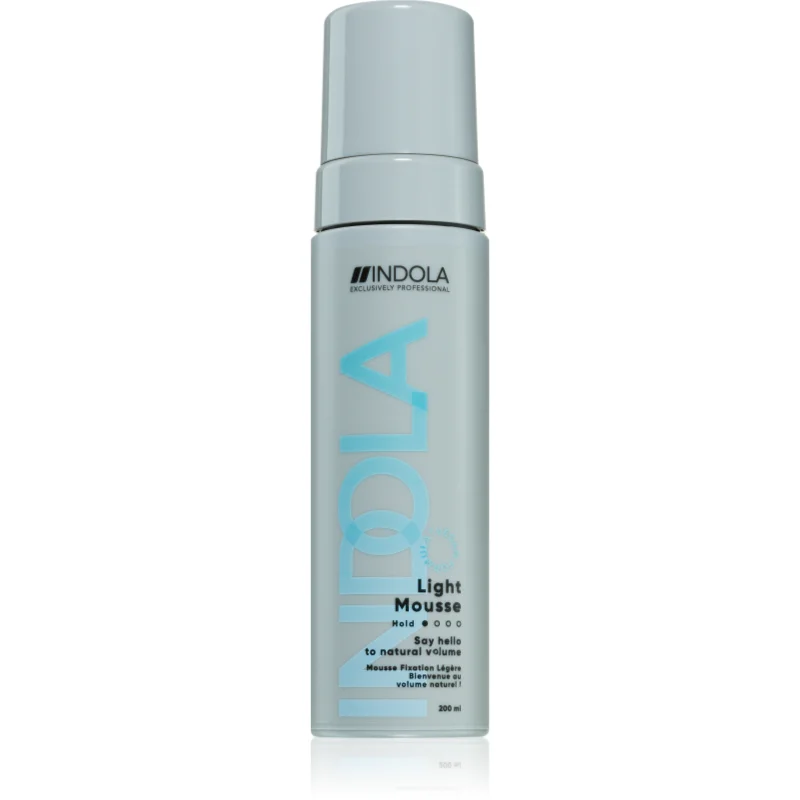 Indola Light Mousse пяна за коса за естествена фиксация - Грижа за коса - Сравни цени от 1 магазин с безплатна доставка