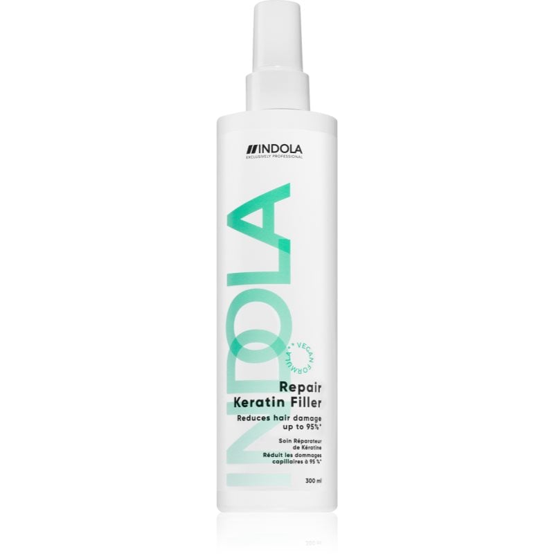 Indola Repair Keratin Filler регенерираща процедура за увредена и химически третирана коса