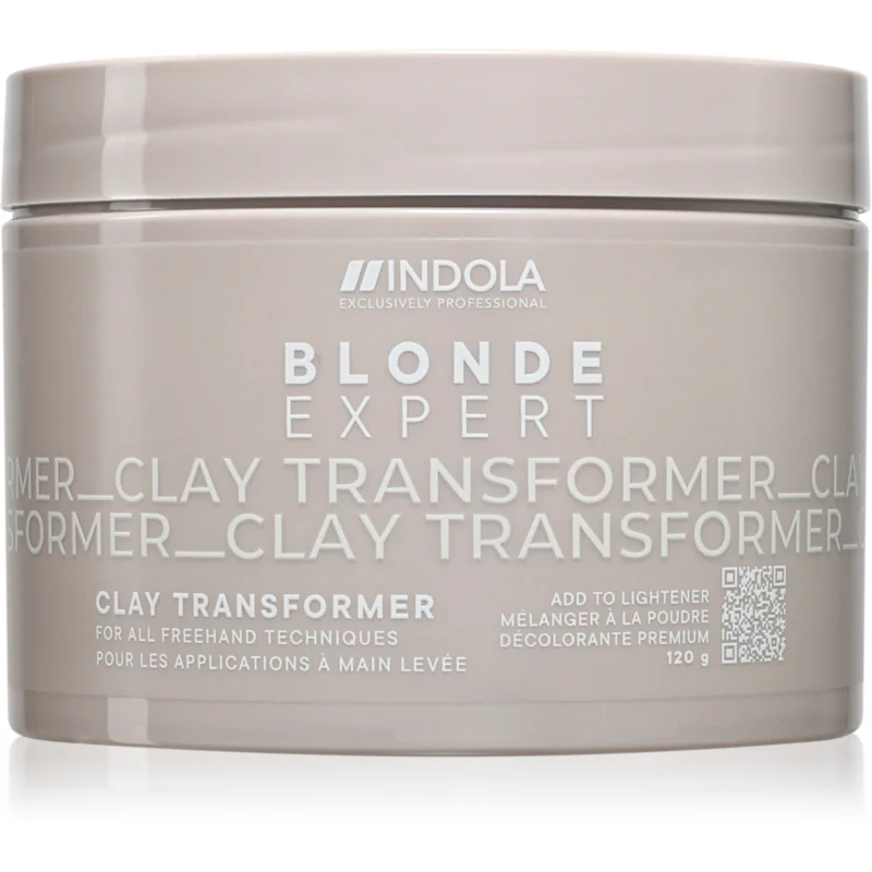 Indola Blond Expert Clay Transformer изсветляваща пудра за руса коса