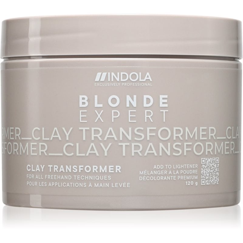 Indola Blond Expert Clay Transformer изсветляваща пудра за руса коса