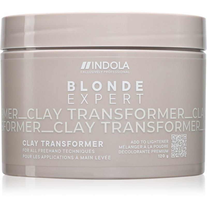 Indola Blond Expert Clay Transformer изсветляваща пудра за руса коса - Грижа за коса - Сравни цени от 1 магазин с безплатна доставка