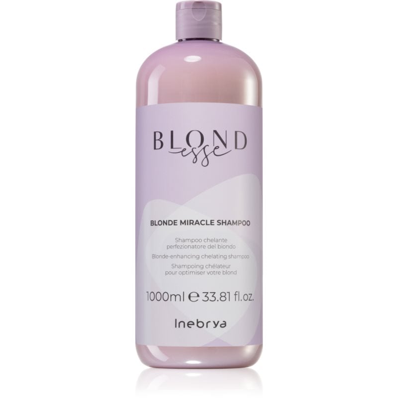 Inebrya BLONDesse Blonde Miracle Shampoo почистващ детоксикиращ шампоан за руса коса