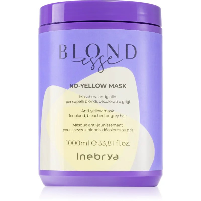 Inebrya BLONDesse No-Yellow Mask маска за коса неутрализиращ жълтеникавите оттенъци - Грижа за коса - Сравни цени от 1 магазин с безплатна доставка