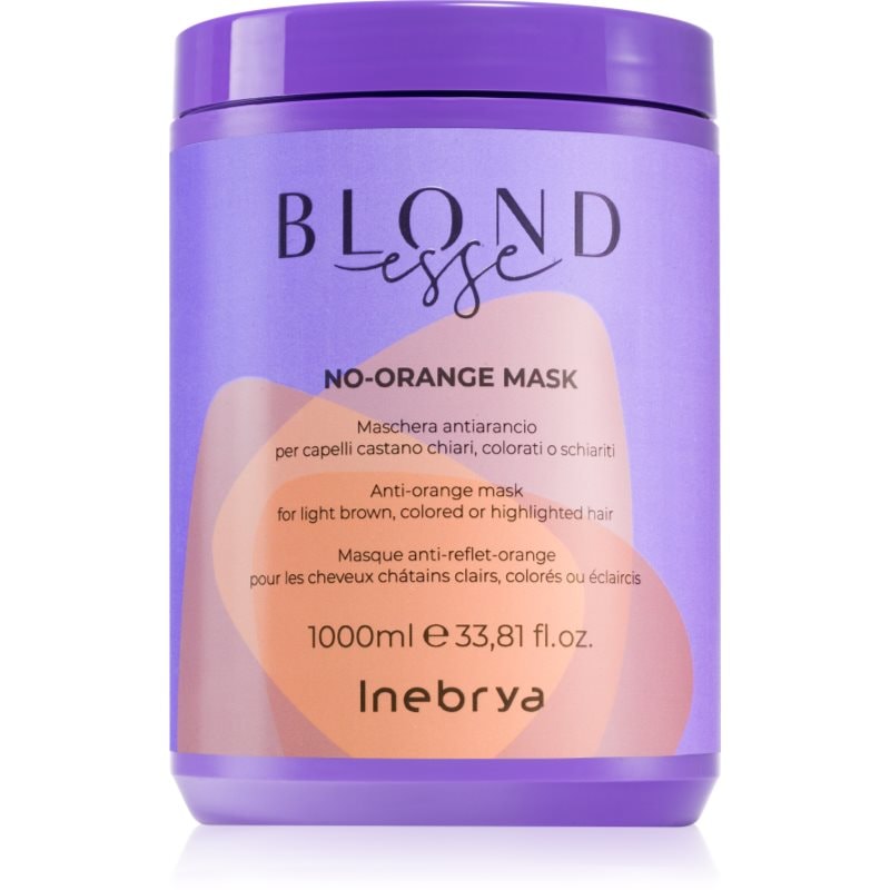 Inebrya BLONDesse No-Orange Mask маска за коса неутрализиращ кафеникавите оттенъци - Грижа за коса - Сравни цени от 1 магазин с безплатна доставка