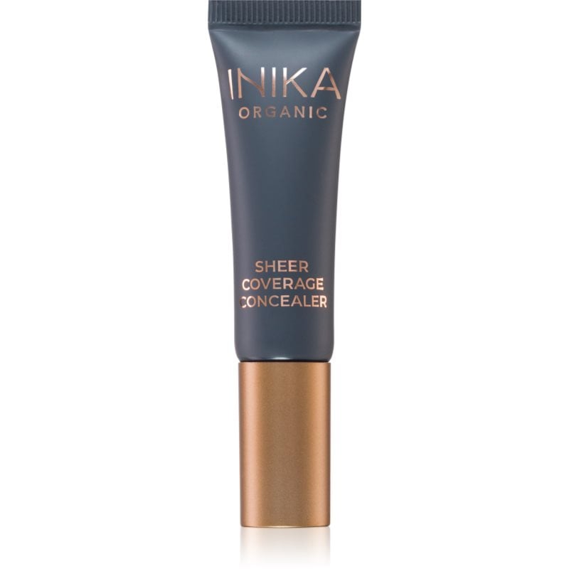 INIKA Organic Sheer Coverage кремообразен покривен коректор против тъмни кръгове под очите цвят Porcelain