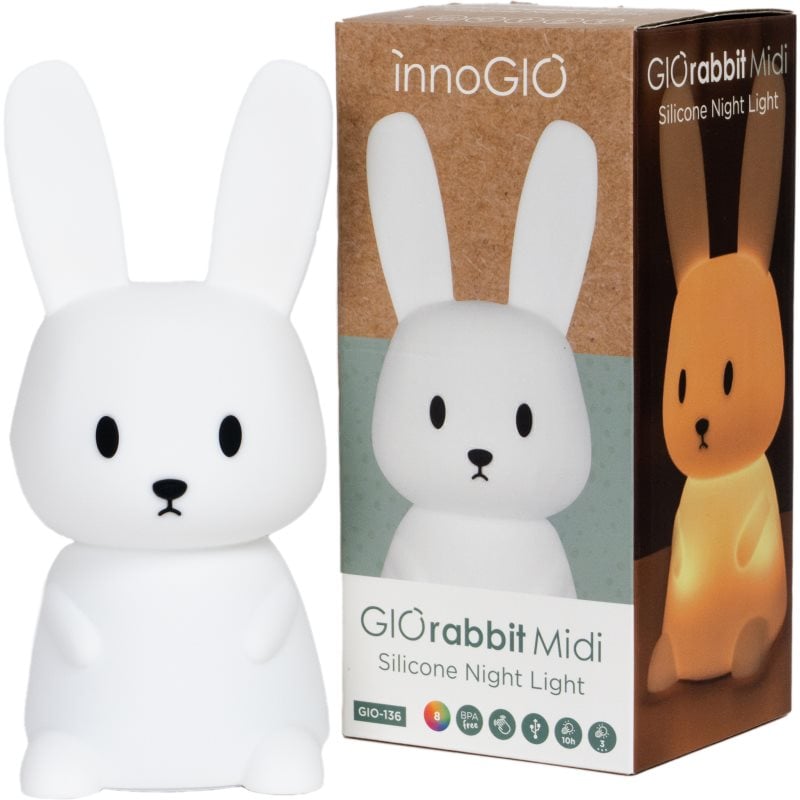innoGIO GIORabbit Midi нощна светлина 2 в 1
