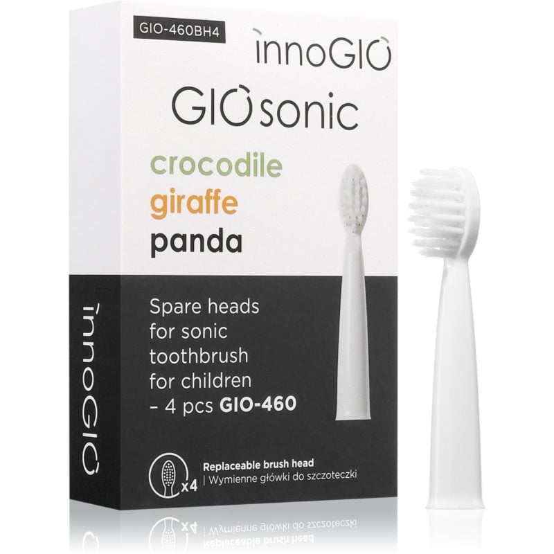 innoGIO GIOSonic Spare Heads резервни глави за четка за зъби GIOSonic 4 бр.