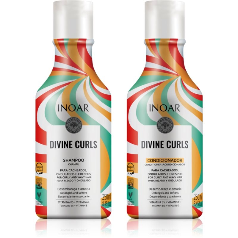 INOAR Curls комплект за къдрава коса 2x - Комплект - Сравни цени от 1 магазин с безплатна доставка