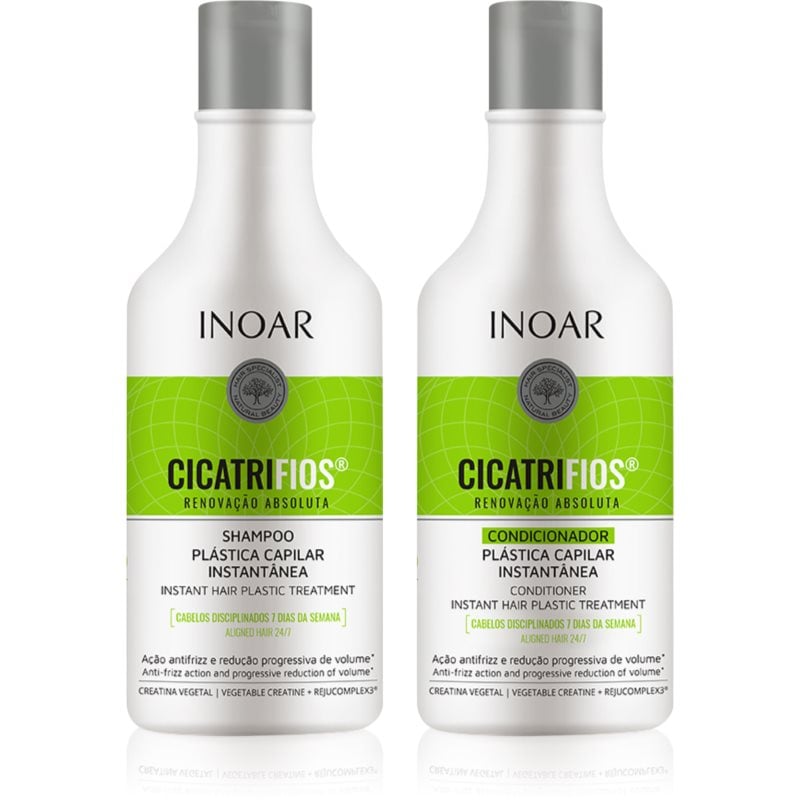 INOAR CicatriFios комплект за увредена и крехка коса 2x