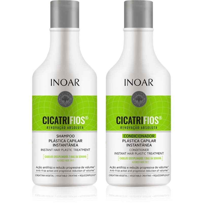 INOAR CicatriFios комплект за увредена и крехка коса 2x - Комплект - Сравни цени от 1 магазин с безплатна доставка