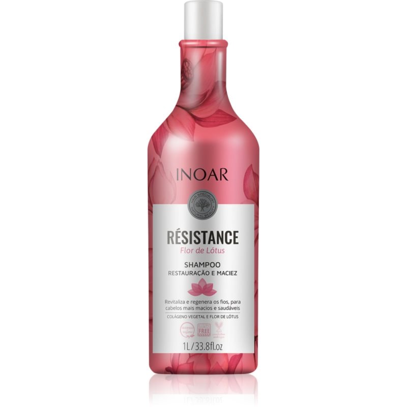 INOAR INOAR Résistance Flor de Lótus ревитализиращ шампоан за изтощена коса - Унисекс парфюм 45мл - Сравни цени от 1 магазин с безплатна доставка