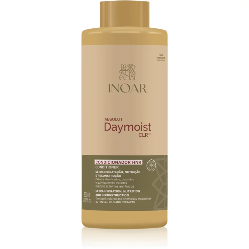 INOAR Absolut Daymoist Conditioner хидратиращ балсам за увредена и химически третирана коса