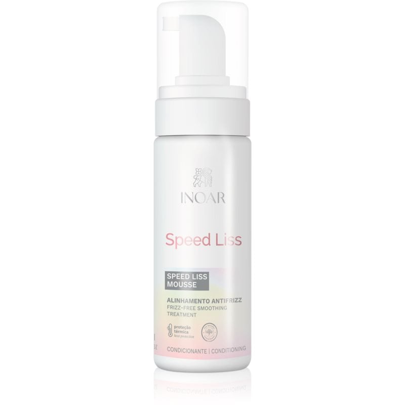 INOAR Speed Liss пяна за коса за изглаждане и подхранване на непокорна коса