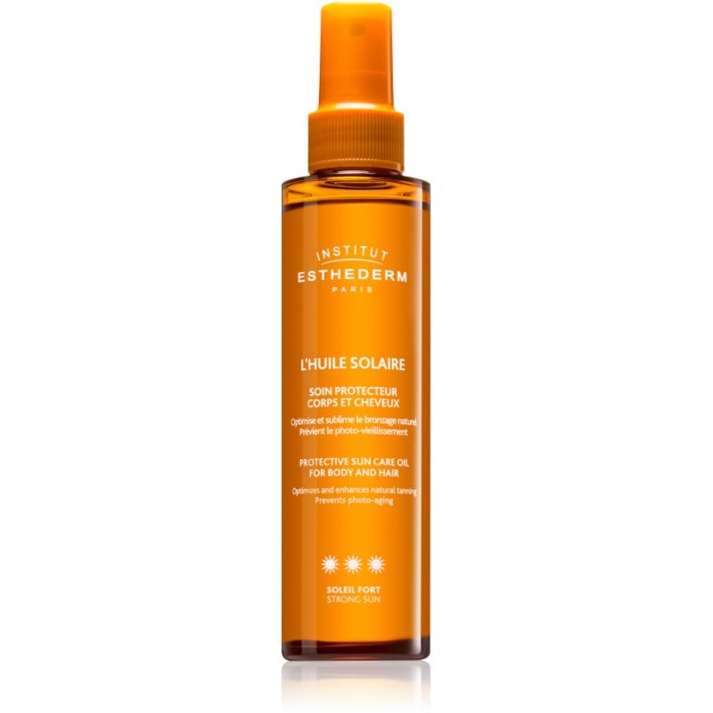 Institut Esthederm Adaptasun Sun Care Oil Extreme Sun слънцезащитно олио за тяло и коса с висока UV защита