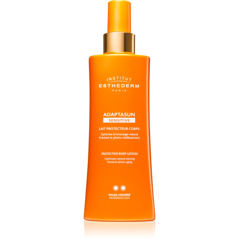 Institut Esthederm Adaptasun Sensitive Protective Body Lotion защитно мляко за загар със средна UV защита - Грижа за тяло - Сравни цени от 1 магазин с безплатна доставка