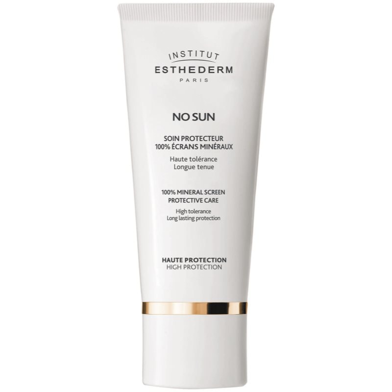 Institut Esthederm No Sun 100% Mineral Screen Protective Care 100% минерален защитен крем за лице и тяло с висока UV защита - Грижа за тяло - Сравни цени от 1 магазин с безплатна доставка