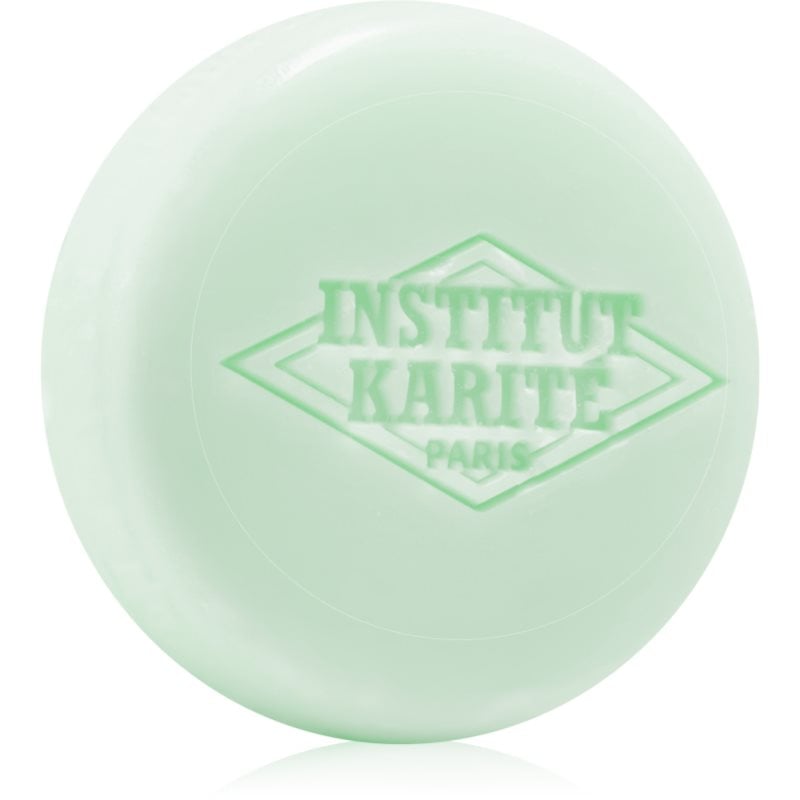 Institut Karité Paris Lily Of The Valley Shea Macaron Soap твърд сапун + калъф