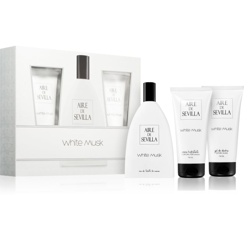 Instituto Español Aire De Sevilla White Musk подаръчен комплект за жени - Комплект - Сравни цени от 1 магазин с безплатна доставка