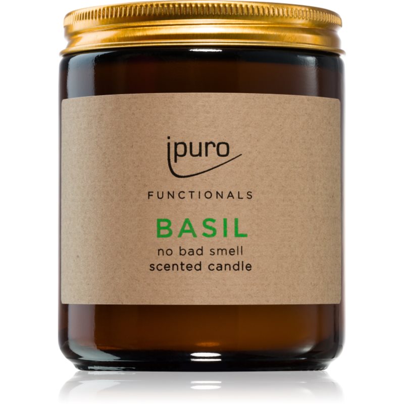 ipuro Functionals Basil ароматна свещ 200 гр. - Аромат - Сравни цени от 1 магазин с безплатна доставка