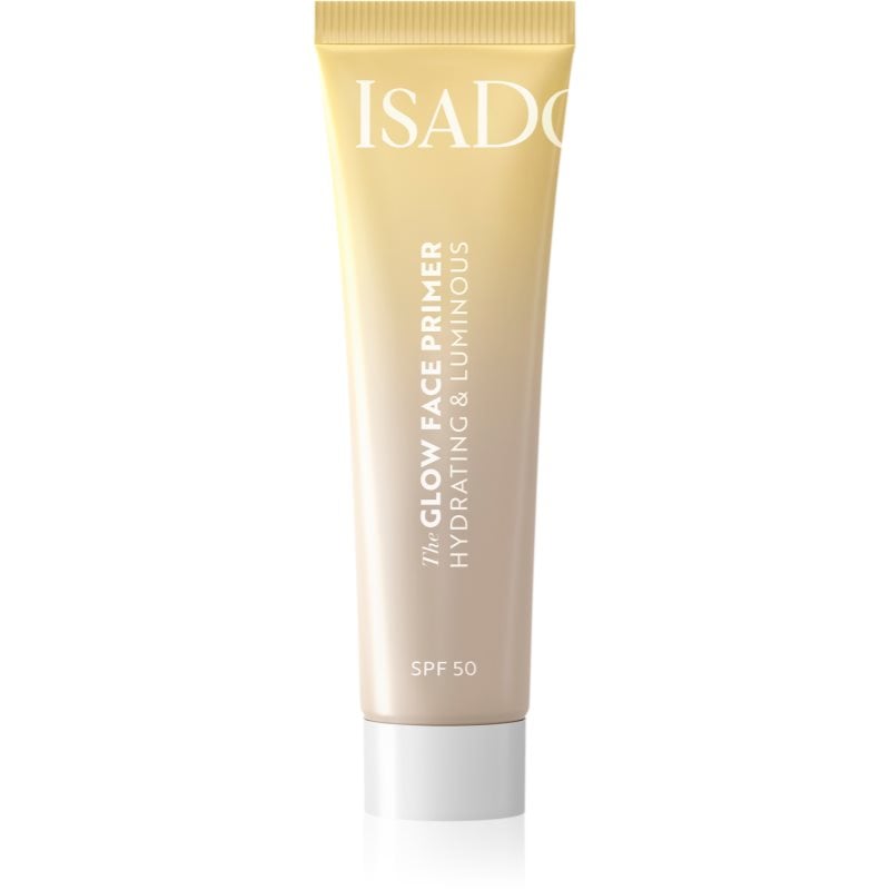 IsaDora Glow Face Primer Hydrating & Luminous основа за освежаване и хидратация SPF 50