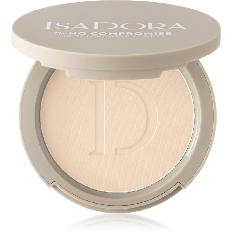 IsaDora The No Compromise Matte Longwear Powder компактна пудра за матиране цвят 60 Neutral Porcelain 8 гр. - Грим - Сравни цени от 1 магазин с безплатна доставка
