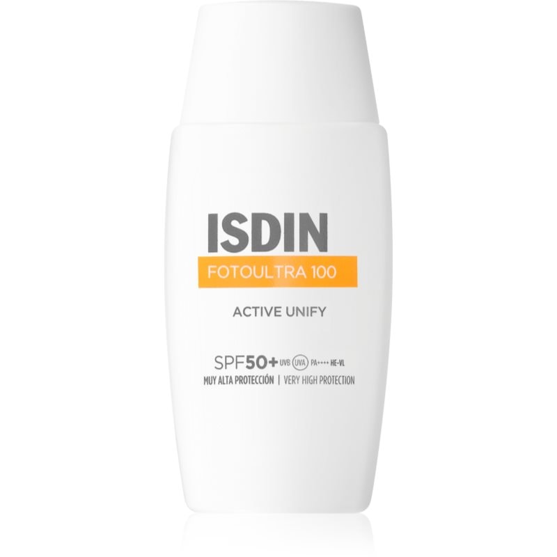 ISDIN FotoUltra 100 Active Unify Depigmenting SPF50+ депигментиращ крем SPF 50+ - Грижа за тяло - Сравни цени от 1 магазин с безплатна доставка