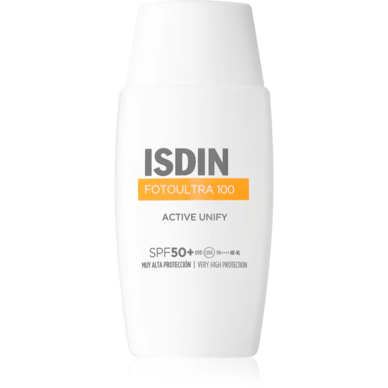 ISDIN FotoUltra 100 Active Unify Depigmenting SPF50+ депигментиращ крем SPF 50+ - Грижа за тяло - Сравни цени от 1 магазин с безплатна доставка