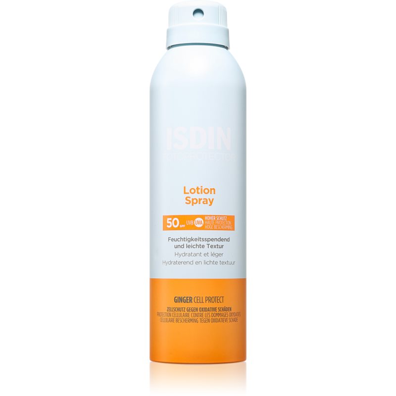 ISDIN Fotoprotector Lotion Spray слънцезащитен крем в спрей SPF 50 - Грижа за тяло - Сравни цени от 1 магазин с безплатна доставка