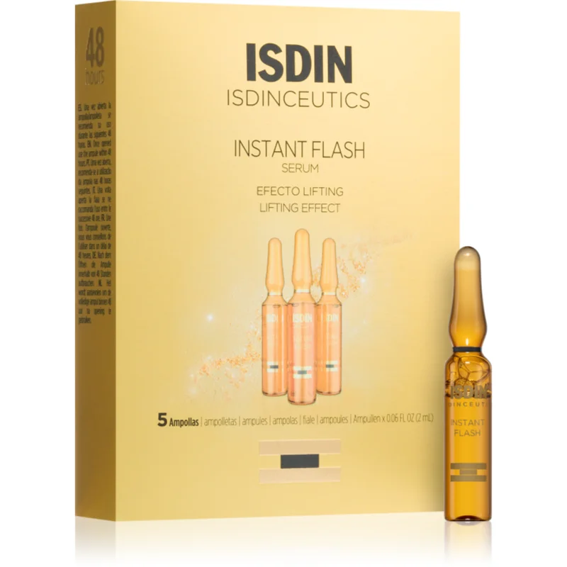 ISDIN Isdinceutics Instant Flash стягащ серум с лифтинг ефект 5x - Грижа за лице - Сравни цени от 1 магазин с безплатна доставка
