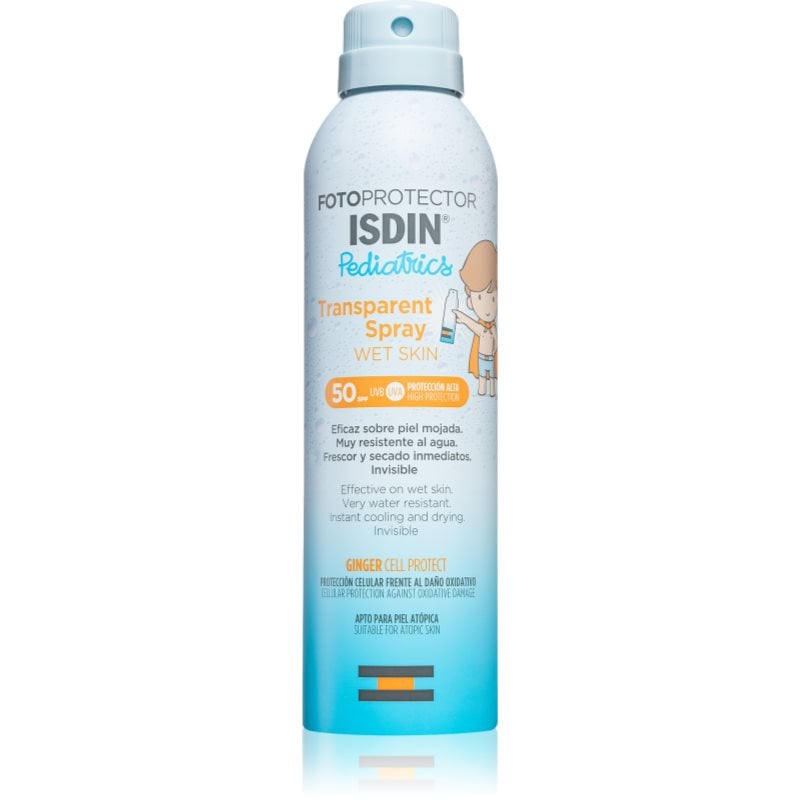 ISDIN Pediatrics Transparent Spray крем за тен за деца SPF 50