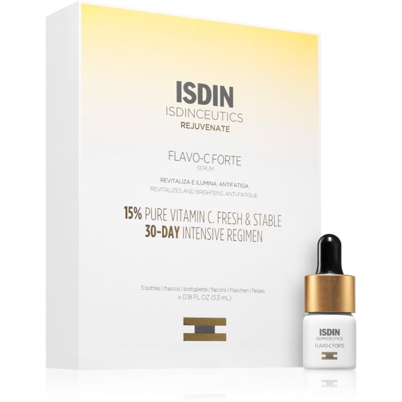 ISDIN Isdinceutics Flavo-C Forte интензивен серум с витамин С 3x5 - Грижа за лице - Сравни цени от 1 магазин с безплатна доставка