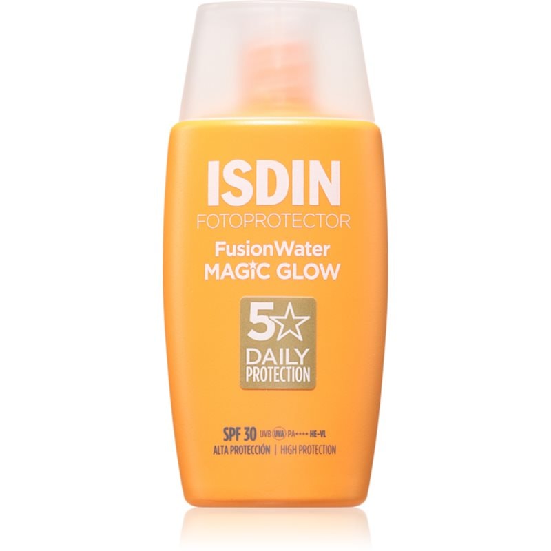 ISDIN Fotoprotector FusionWater Magic Glow слънцезащитен крем за лице SPF 30 - Грижа за тяло - Сравни цени от 1 магазин с безплатна доставка