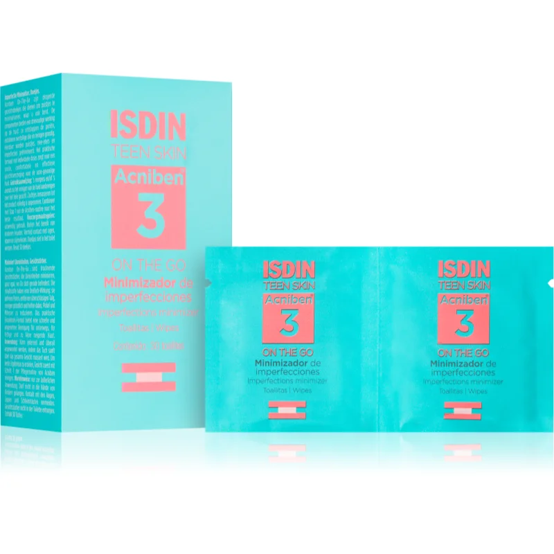ISDIN Acniben Teen Skin почистващи кърпички за мазна кожа - Грижа за лице - Сравни цени от 1 магазин с безплатна доставка