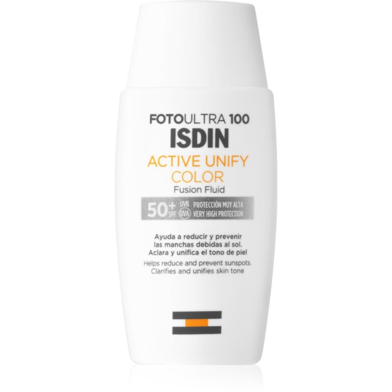 ISDIN FotoUltra 100 Active Unify защитен тониращ крем против пигментни петна SPF 50+ - Грижа за лице - Сравни цени от 1 магазин с безплатна доставка