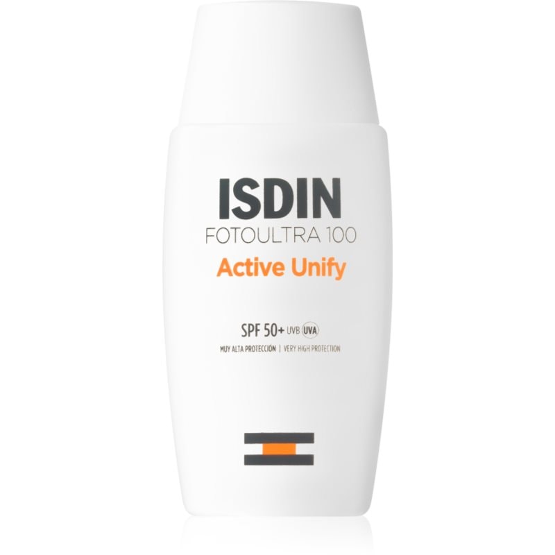 ISDIN FotoUltra 100 Active Unify озаряващ защитен крем SPF 50+ - Грижа за тяло - Сравни цени от 1 магазин с безплатна доставка