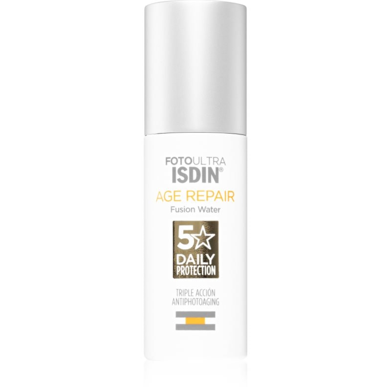 ISDIN Age Repair Fusion Water Възстановяващ и защитен крем SPF 50 - Грижа за лице - Сравни цени от 1 магазин с безплатна доставка