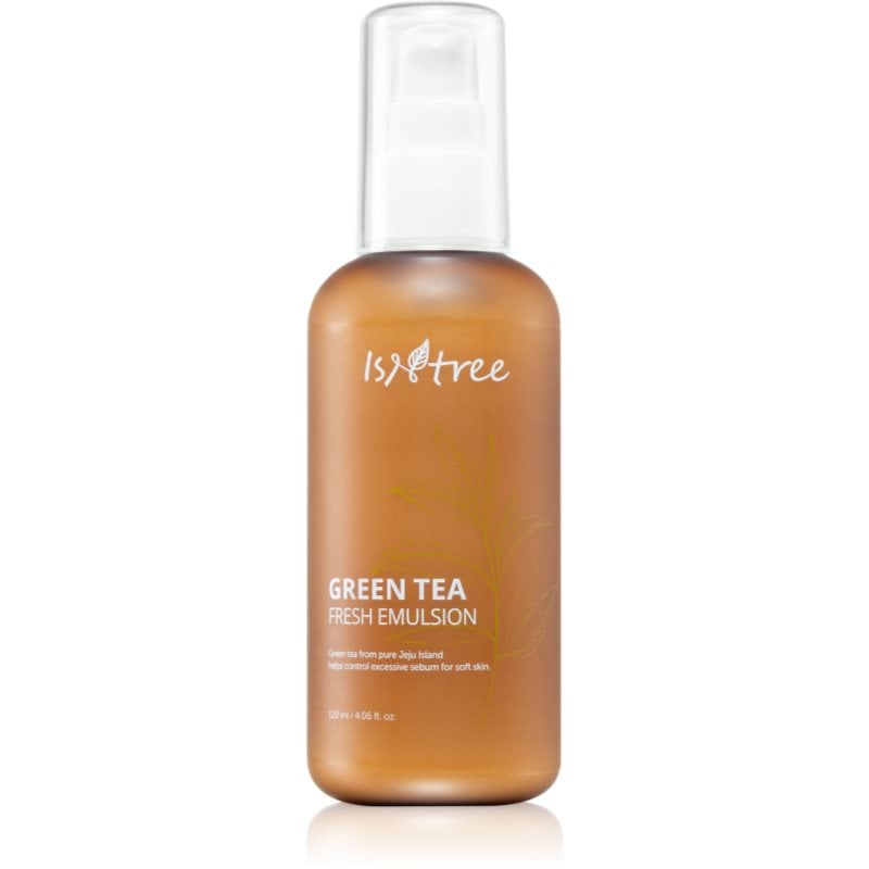Isntree Green Tea успокояваща и хидратираща емулсия за смесена и мазна кожа