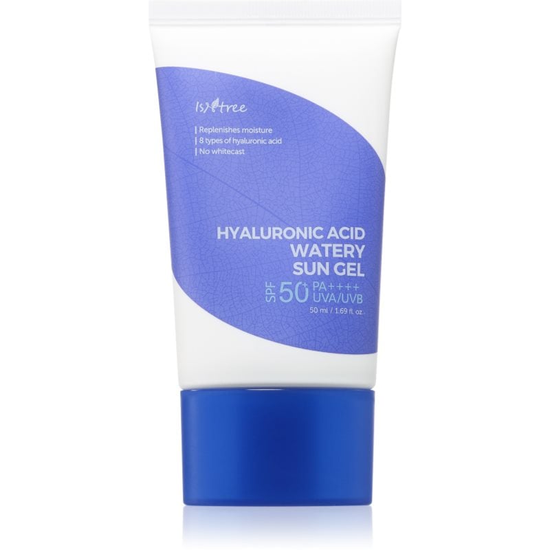 Isntree Hyaluronic Acid защитен гел-крем за чувствителна и суха кожа SPF 50+