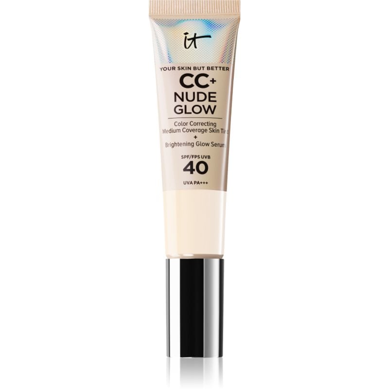 IT Cosmetics Your Skin But Better CC + Nude Glow CC крем за озаряване на лицето SPF 40 Fair Porcelain