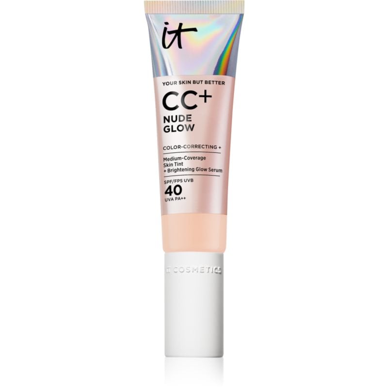 IT Cosmetics Your Skin But Better CC + Nude Glow CC крем за озаряване на лицето SPF 40 Fair Light