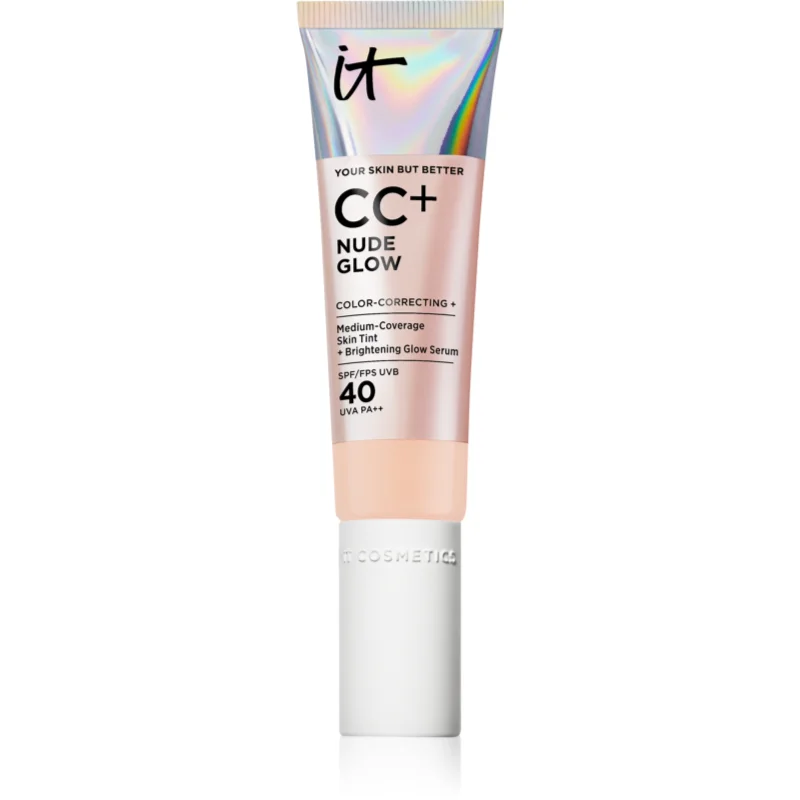 IT Cosmetics Your Skin But Better CC + Nude Glow CC крем за озаряване на лицето SPF 40 Fair Light