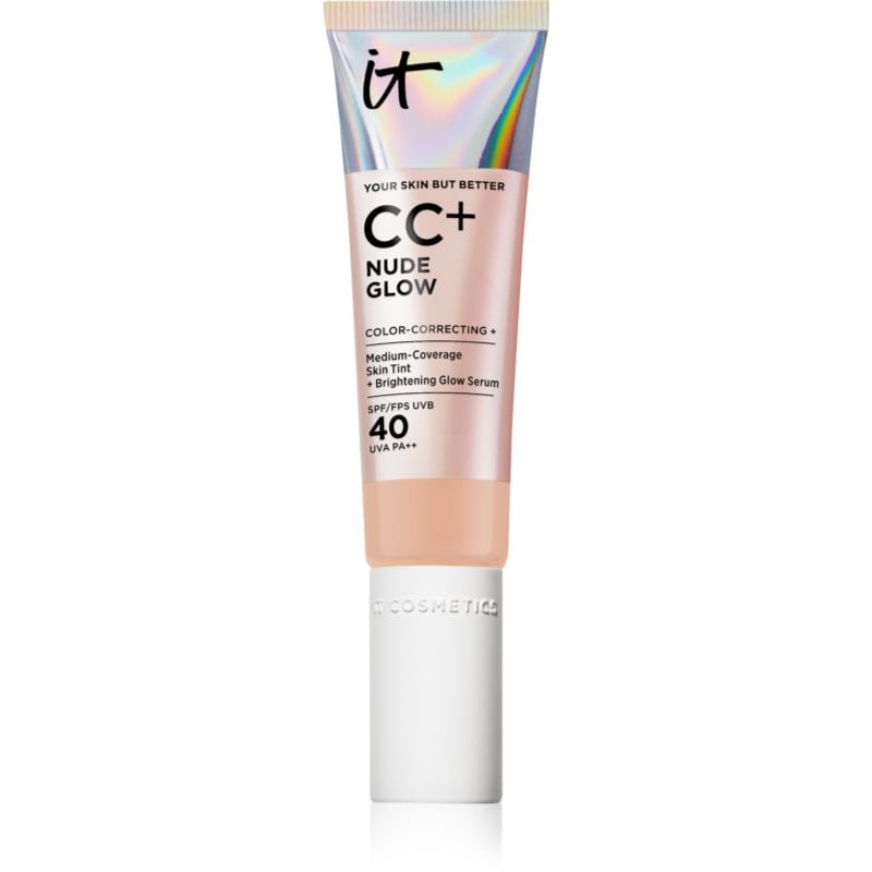 IT Cosmetics Your Skin But Better CC + Nude Glow CC крем за озаряване на лицето SPF 40 Neutral Medium