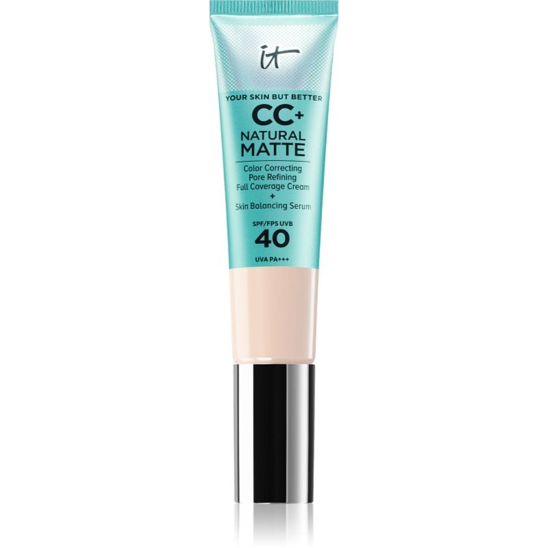 IT Cosmetics Your Skin But Better CC+ Natural Matte CC крем за матиране SPF 40 Fair Porcelain