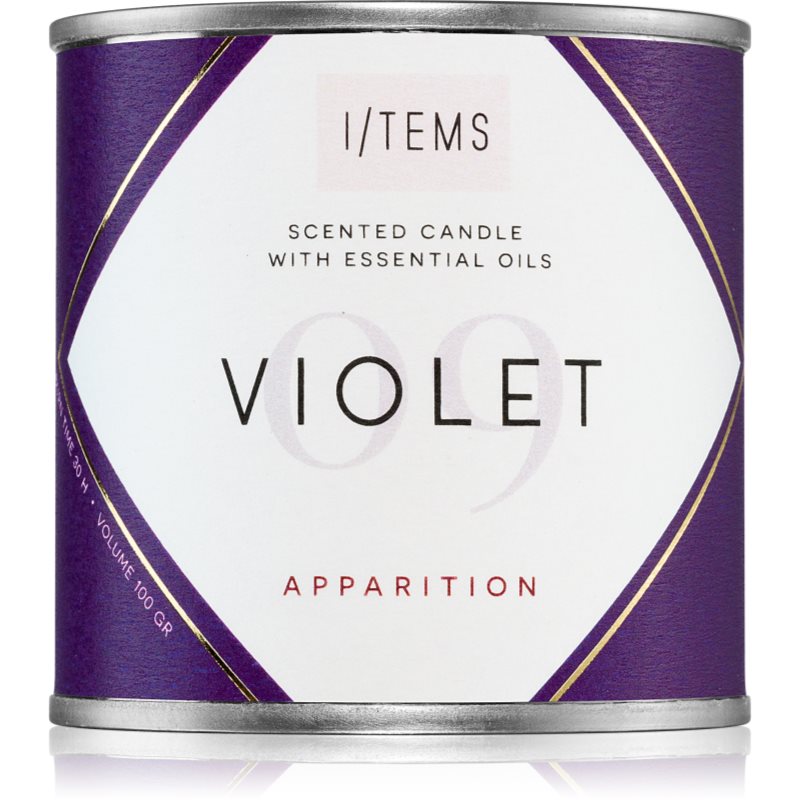 I/TEMS Essential 09 / Violet ароматна свещ 100 гр. - Аромат - Сравни цени от 1 магазин с безплатна доставка